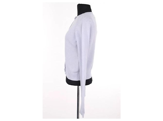 Alexandra Golovanoff Cardigan aus Kaschmir Blau S - vista 3