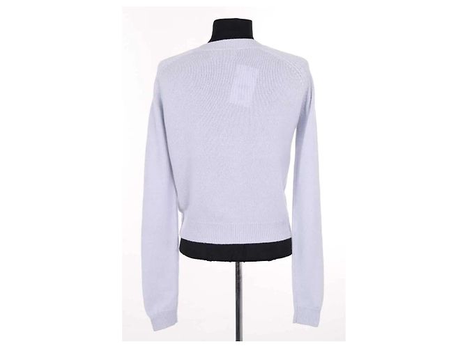Alexandra Golovanoff Cardigan aus Kaschmir Blau S - vista 4