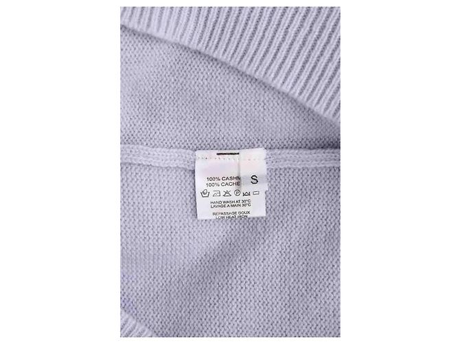 Alexandra Golovanoff Cardigan aus Kaschmir Blau S - vista 6