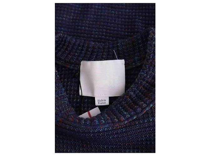 Autre Marque Ärmelloser Pullover in Marineblau - Ansicht 5