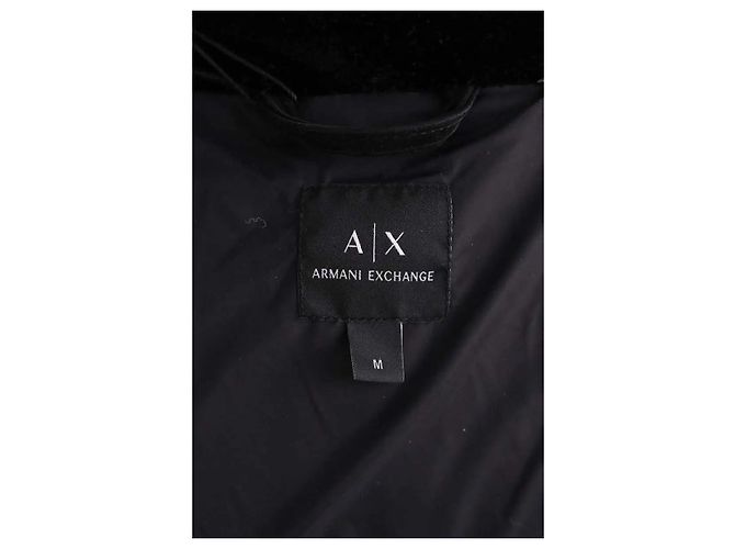 Cappotto nero Armani Exchange in sintetico Uomo M - vista 6
