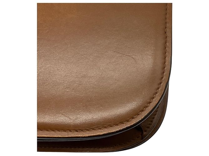 Classic Box Céline Celine Handtasche aus klassischem Box-Kalbsleder, hellbraun - Ansicht 12