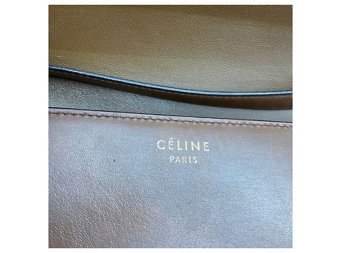 Classic Box Céline Celine Handtasche aus klassischem Box-Kalbsleder, hellbraun - Ansicht 7