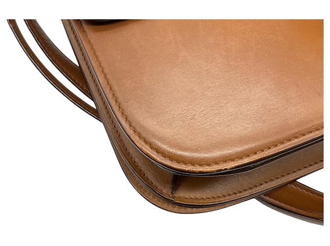 Classic Box Céline Celine Handtasche aus klassischem Box-Kalbsleder, hellbraun - Ansicht 9