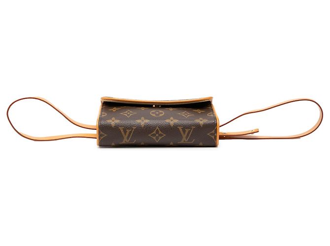 Bolso cinturón Louis Vuitton Monogram Pochette Florentine Marrón Castaño - vista 3