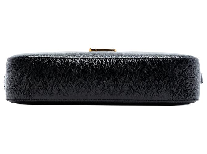 Autre Marque Borsa Camera Classic Monogram Medium in Grain de Poudre Nera Saint Laurent Nero - vista 3