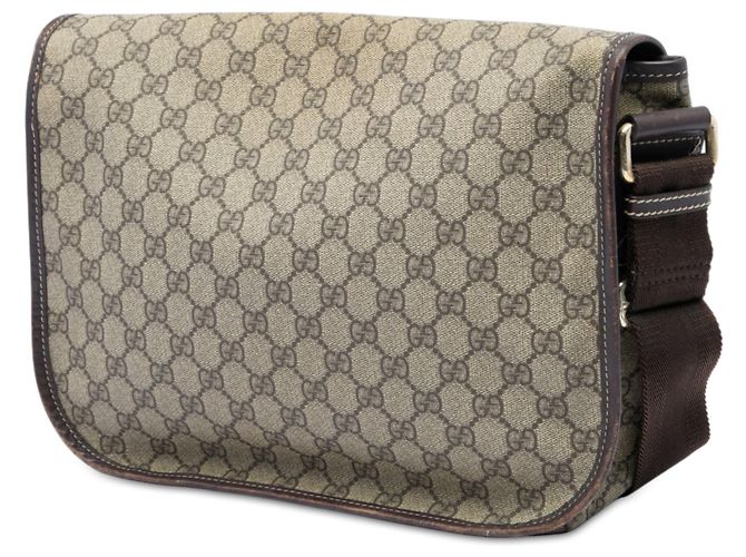 Borsa a tracolla Gucci GG Supreme Beige - vista 2