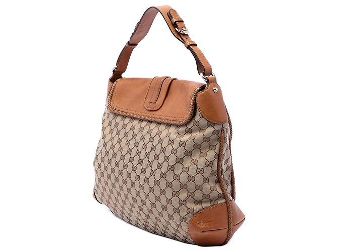 Borsa a tracolla Gucci GG Canvas Marrakech Beige - vista 2