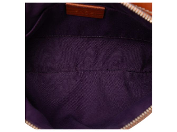 Borsa a tracolla Gucci GG Canvas Web beige - vista 4