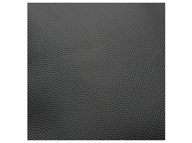Autre Marque Borsa crossbody piatta Saint Laurent Grain De Poudre nera Nero - vista 9
