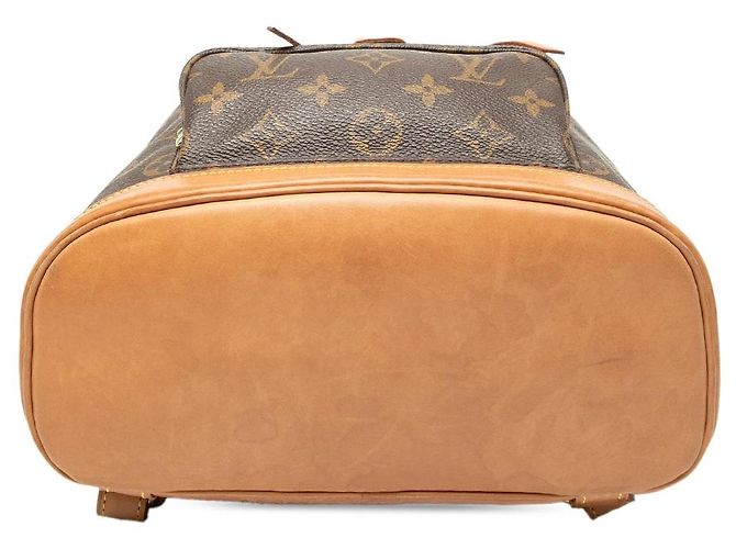 Zaino Louis Vuitton Monogram Montsouris MM Marrone - vista 3
