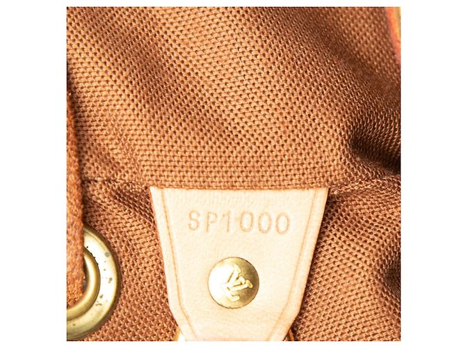 Zaino Louis Vuitton Monogram Montsouris MM Marrone - vista 6