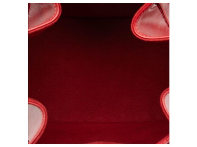 Bolsa de balde Louis Vuitton Epi Petit Noe vermelha Vermelho - vista 4