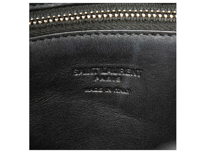 Autre Marque Small Raffia Panier Tote Nero Saint Laurent - vista 5