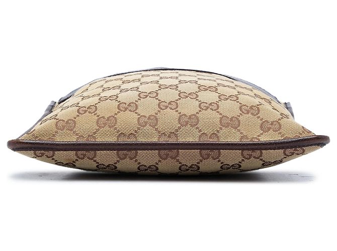 Borsa a tracolla Gucci GG Canvas Web beige - vista 3