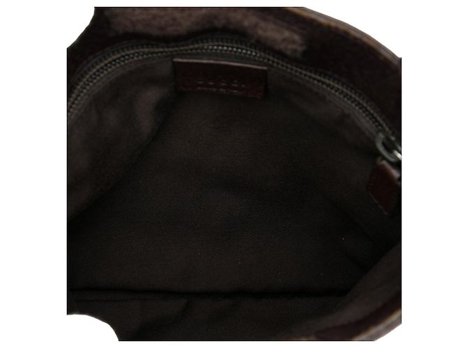 Borsa a tracolla Gucci GG Canvas Web beige - vista 4