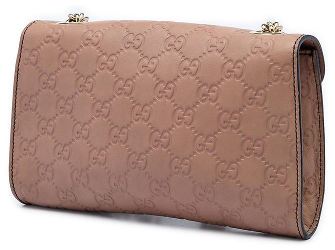 Borsa a tracolla Gucci Small Guccissima Emily Marrone - vista 2