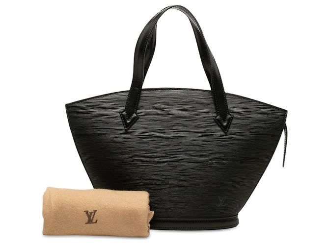 Borsa a mano Louis Vuitton Epi Saint Jacques PM nera con tracolla corta Nero - vista 7