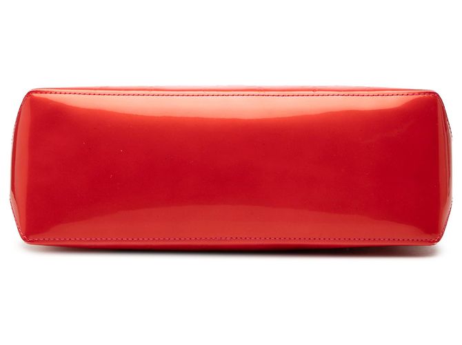 Borsa Louis Vuitton Monogram Vernis Wilshire PM rossa Rosso - vista 3