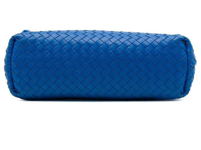 Blue Bottega Veneta Medium Nappa Intrecciato Olimpia Shoulder Bag - view 3