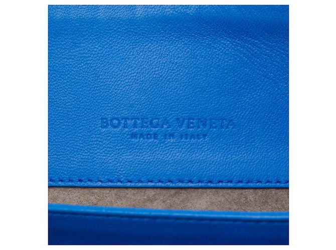 Blue Bottega Veneta Medium Nappa Intrecciato Olimpia Shoulder Bag - view 5