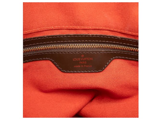 Borsa da viaggio Louis Vuitton Damier Ebene Greenwich PM Marrone - vista 5