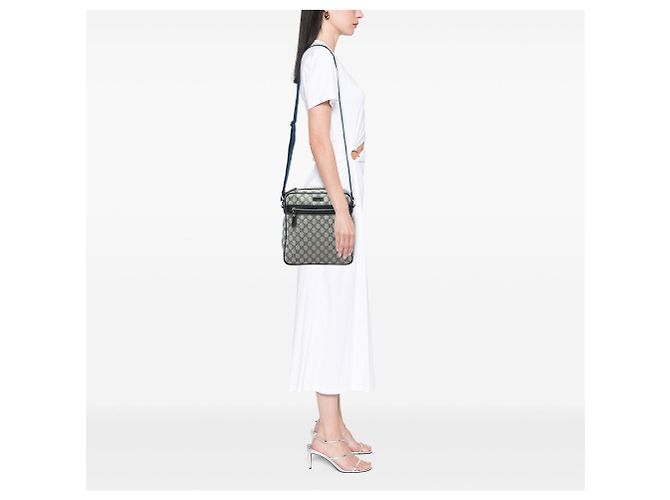 Borsa a tracolla Gucci GG Supreme Beige - vista 5
