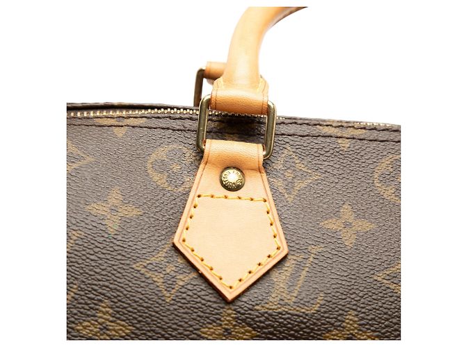 Borsa Boston Louis Vuitton Monogram Speedy 30 Marrone - vista 5
