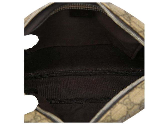 Borsa a tracolla Gucci GG Supreme Beige - vista 4