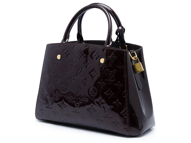 Louis Vuitton Monogram Vernis Montaigne BB Satchel Tasche Lila - Ansicht 2