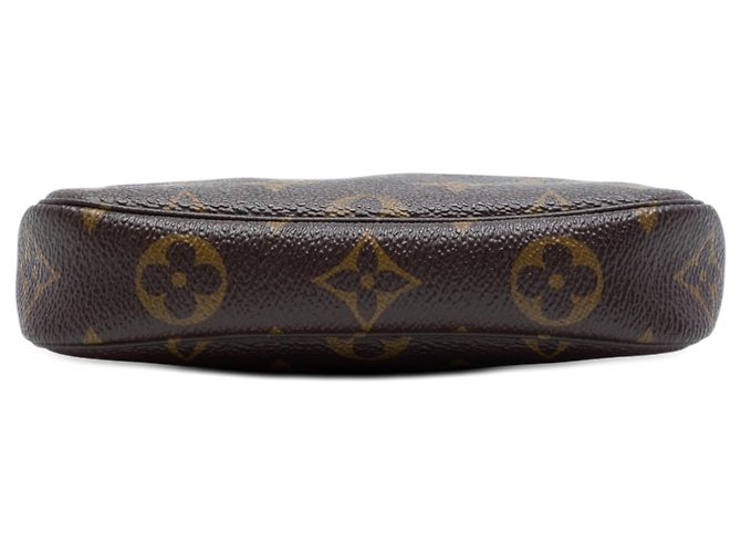 Sac à main Louis Vuitton Monogram Mini Pochette Accessoires Marron - vue 3