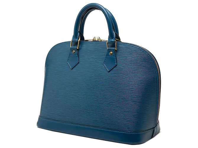 Louis Vuitton Epi Alma PM Handtasche Blau - Ansicht 2