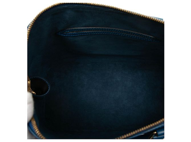 Louis Vuitton Epi Alma PM Handtasche Blau - Ansicht 4