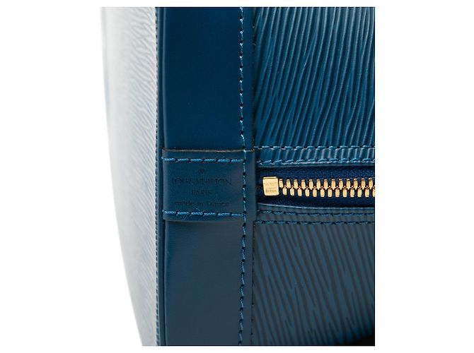 Louis Vuitton Epi Alma PM Handtasche Blau - Ansicht 5