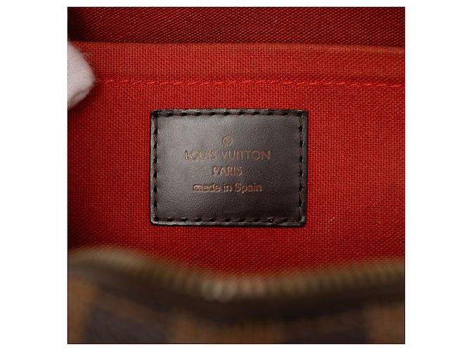 Borsa a mano Louis Vuitton Damier Ebene Ribera MM Marrone - vista 5
