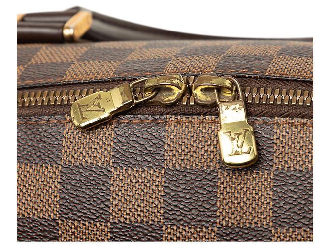 Borsa a mano Louis Vuitton Damier Ebene Ribera MM Marrone - vista 6