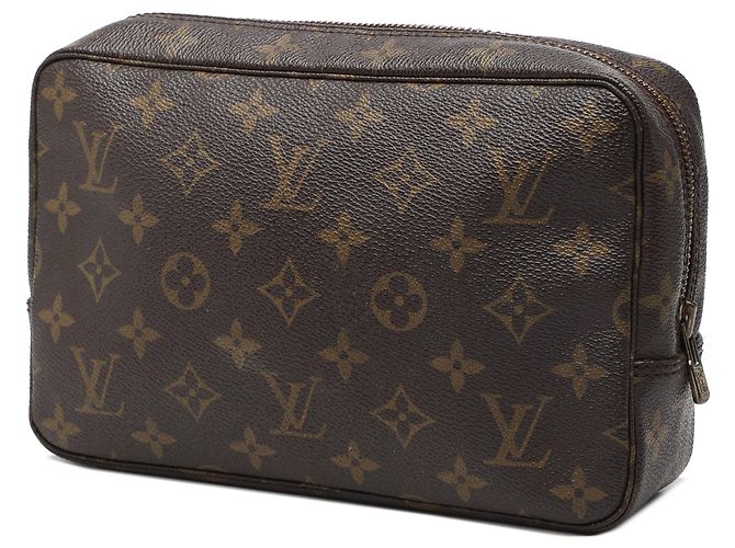 Borsa a Clutch Louis Vuitton Monogram Trousse Toilette 23 Marrone - vista 2