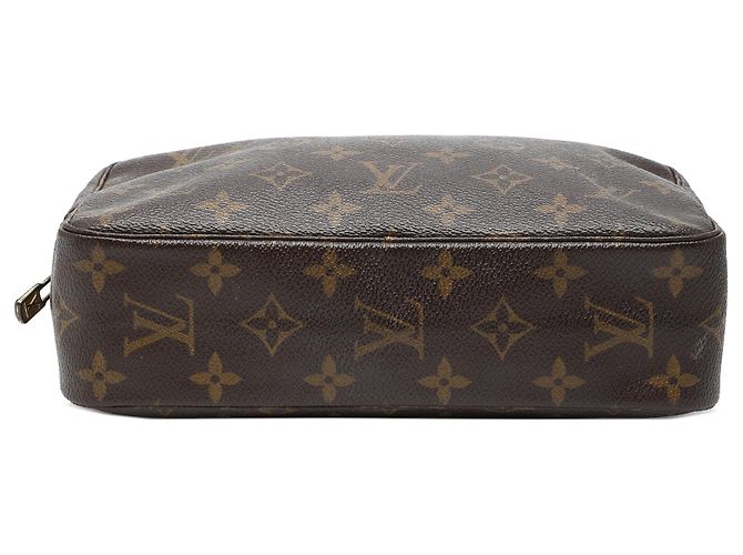 Borsa a Clutch Louis Vuitton Monogram Trousse Toilette 23 Marrone - vista 3