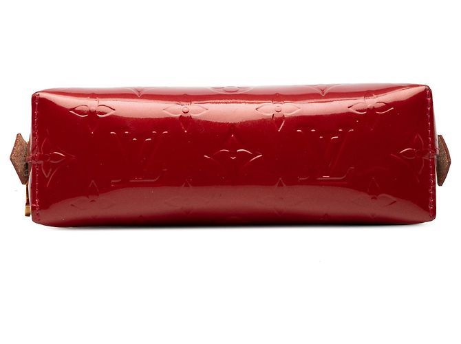 Necessaire Louis Vuitton Monogram Vernis vermelha Vermelho - vista 3