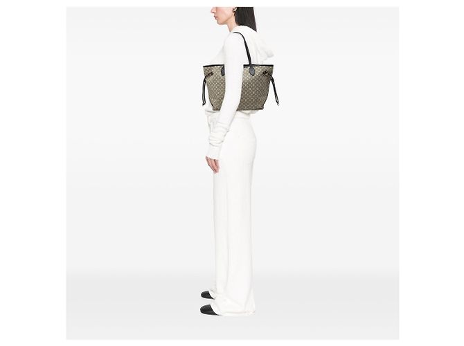 Louis Vuitton Monogram Idylle Neverfull MM Tote Bag Grau - Ansicht 6