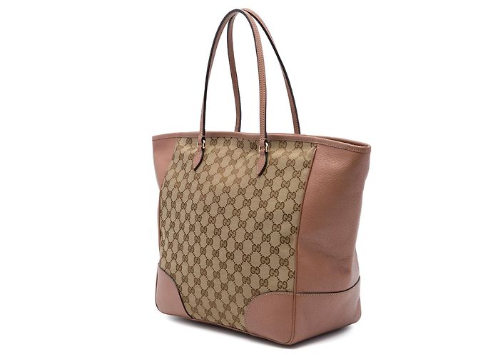 Borsa Tote Gucci GG Canvas Bree Beige - vista 2