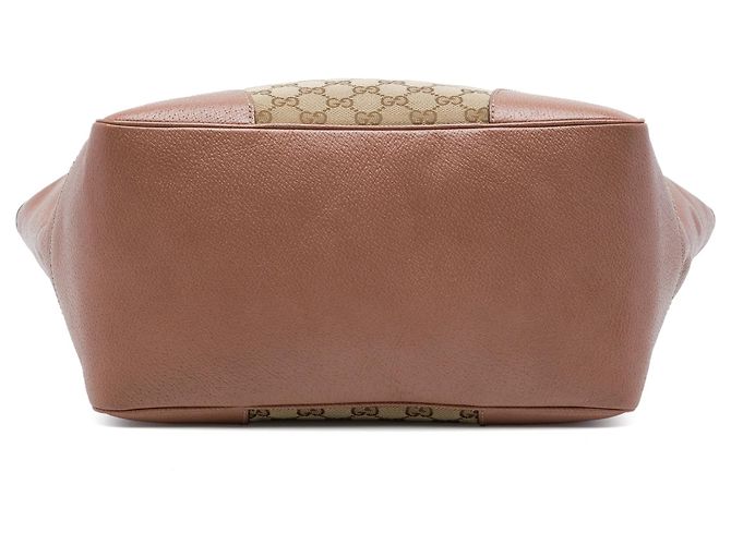 Borsa Tote Gucci GG Canvas Bree Beige - vista 3