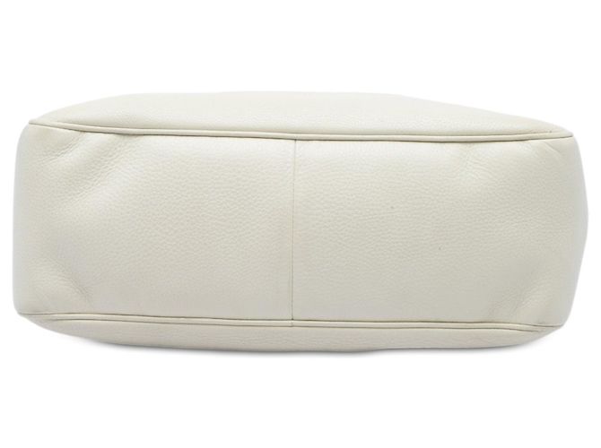 Borsa a tracolla Soho in pelle di vitello bianca Gucci con catena Bianco - vista 3