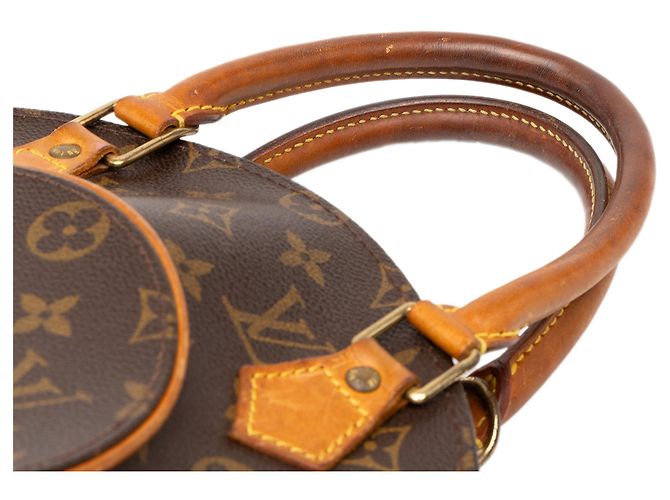 Borsa a mano Louis Vuitton Monogram Ellipse PM Marrone - vista 6