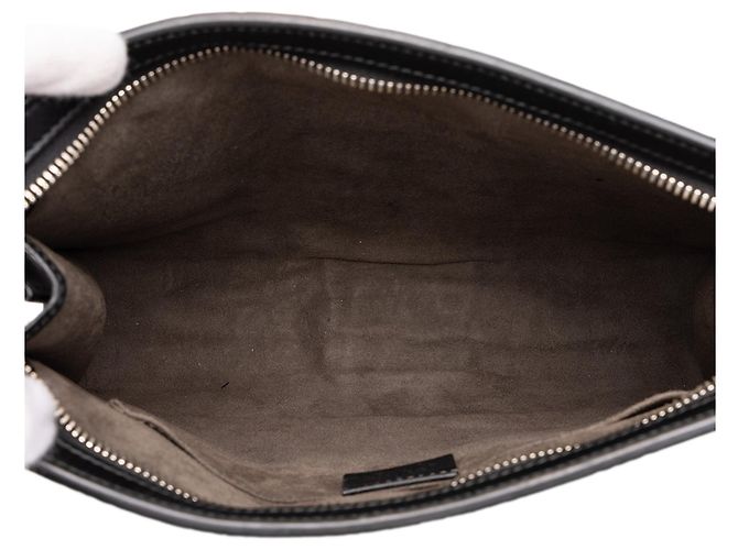 Clutch Gucci Guccissima Web nera Nero - vista 4
