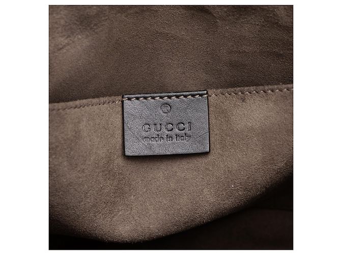 Clutch Gucci Guccissima Web nera Nero - vista 5