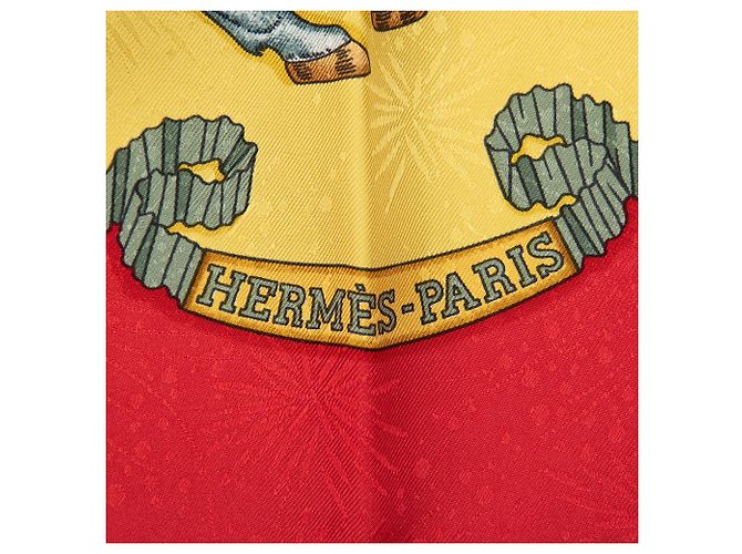 Multi Hermès Les Fetes du Roi Soleil Seidentuch 90 Scarves Mehrfarben - Ansicht 3