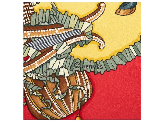 Multi Hermès Les Fetes du Roi Soleil Seidentuch 90 Scarves Mehrfarben - Ansicht 4