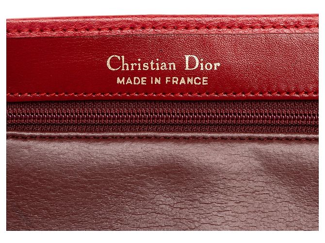 Autre Marque Sac à épaule Dior en cuir rouge - vue 5