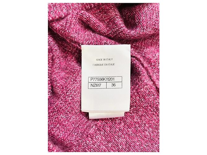 Chanel Strickjacke aus Kaschmir in Rosa Mehrfarben - Ansicht 5